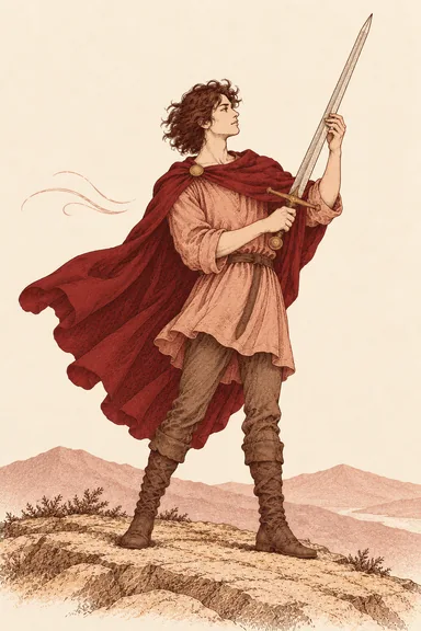 소드 시종 Page of Swords 타로 카드